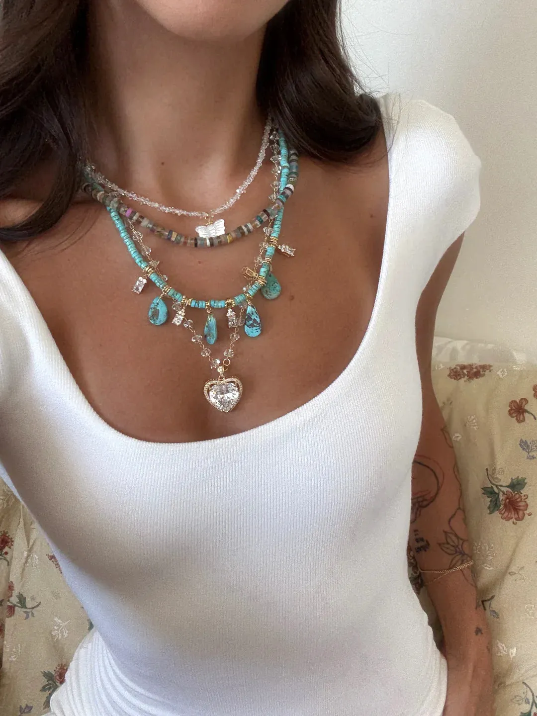 The Elana Butterfly Necklace sold by Vanessa Mooney product image thumbnail 2