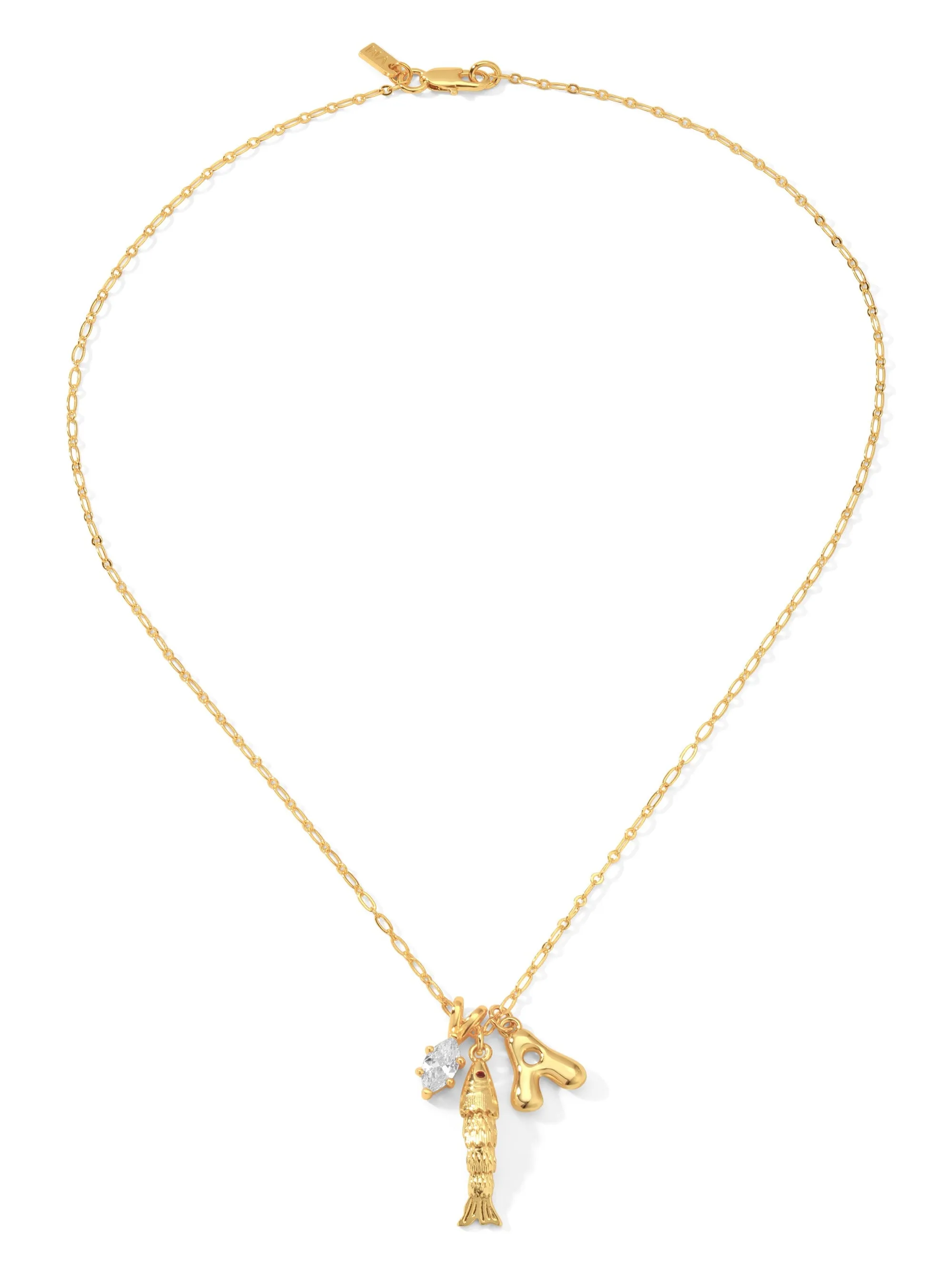 The Luella Initial Necklace sold by Vanessa Mooney