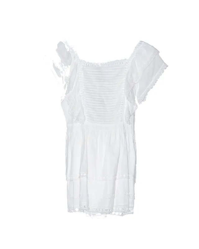 Vintage White Cotton Dress sold by Vanessa Mooney