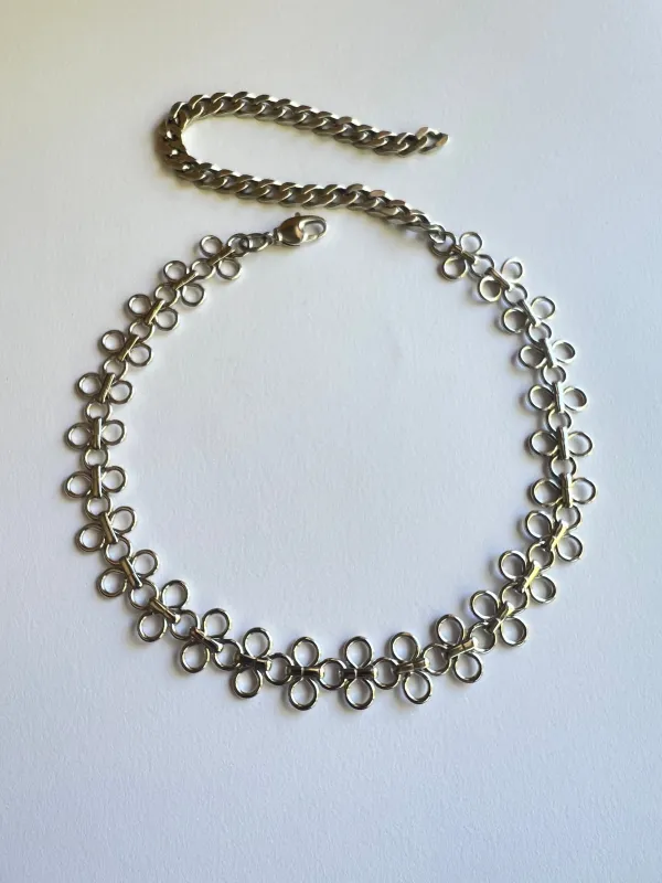 The Silver Lace Choker sold by Vanessa Mooney