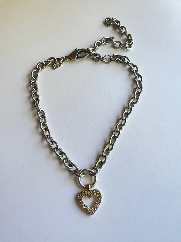 The Heart Chain Necklace sold by Vanessa Mooney