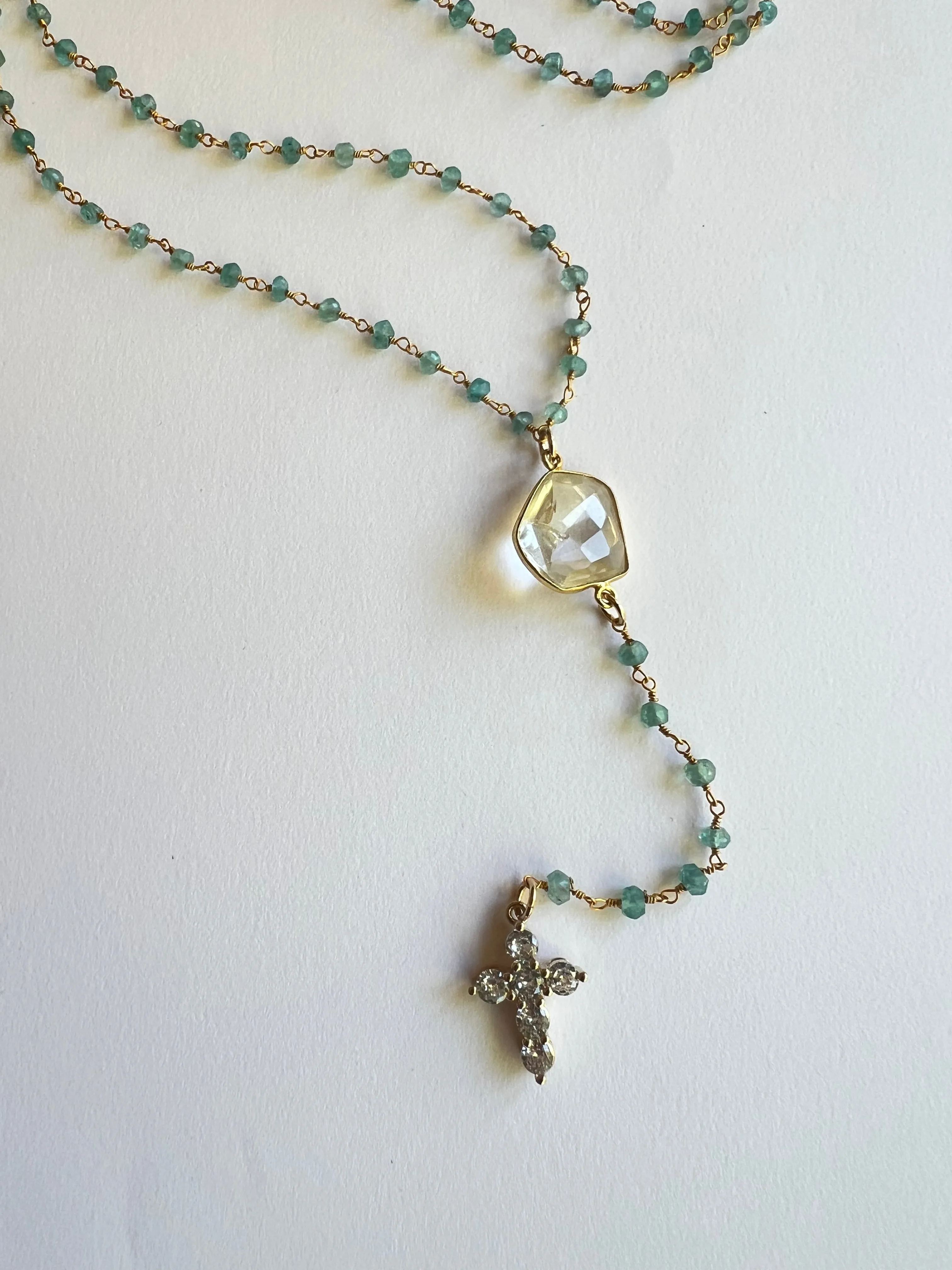 The Blue Stone Rosary sold by Vanessa Mooney product image thumbnail 2