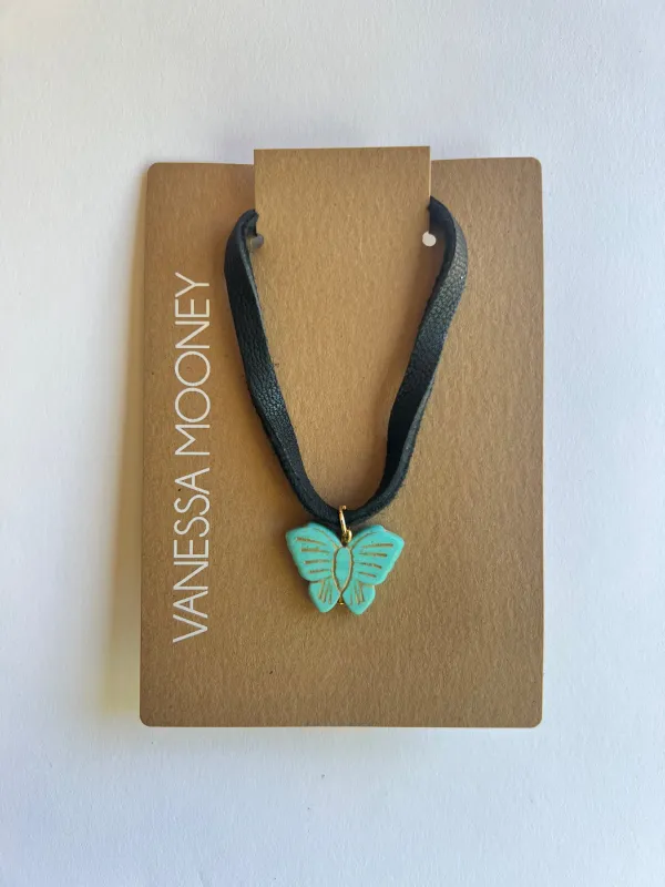 The Turquoise Butterfly Choker sold by Vanessa Mooney