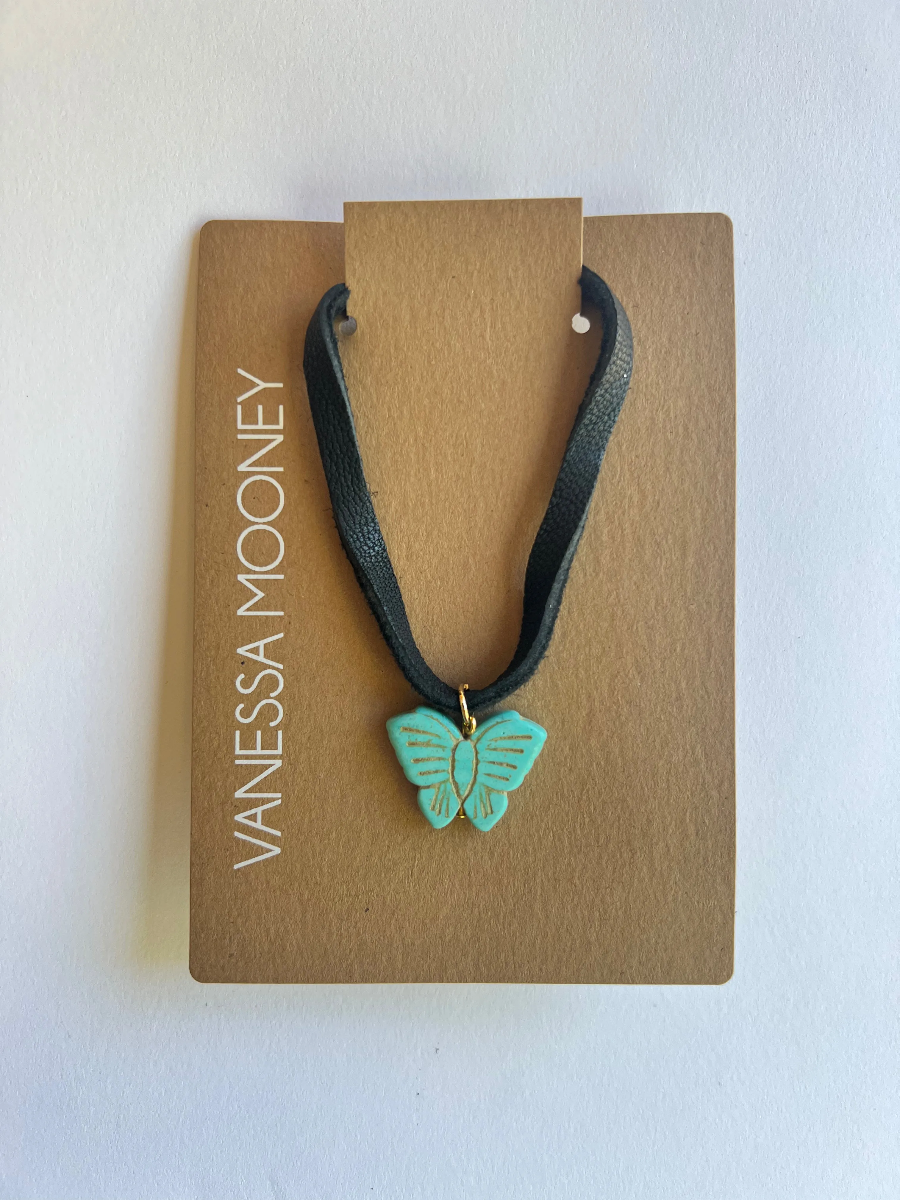 The Turquoise Butterfly Choker sold by Vanessa Mooney