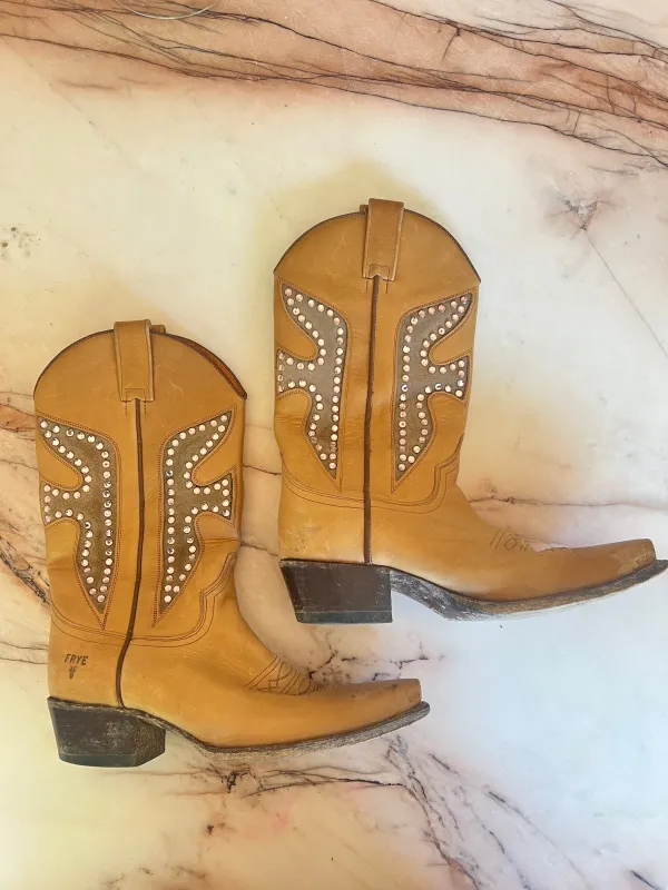 Vintage Frye Rhinstone Boots sold by Vanessa Mooney