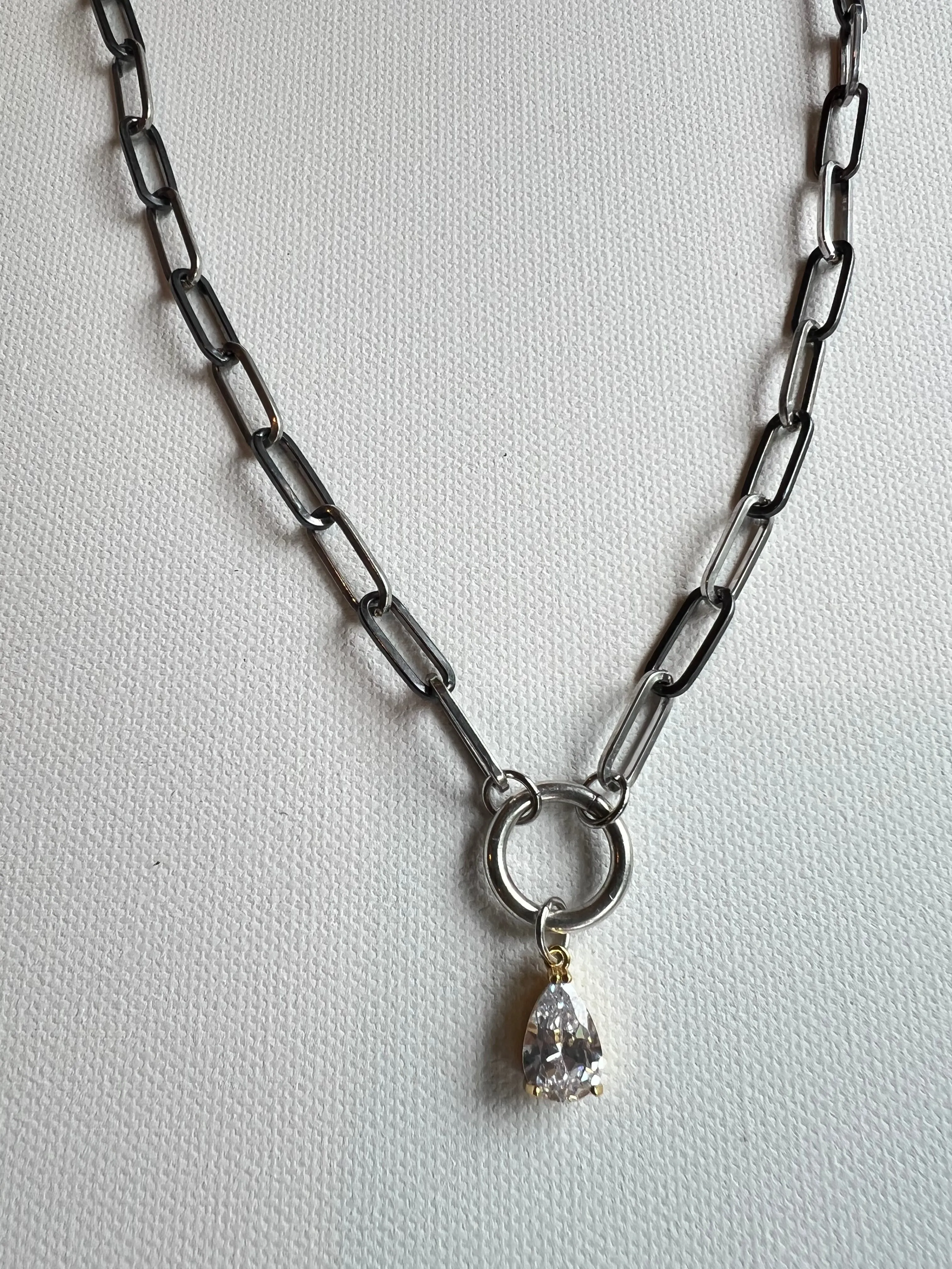 The Silver Chain & Charm Necklace sold by Vanessa Mooney product image thumbnail 2