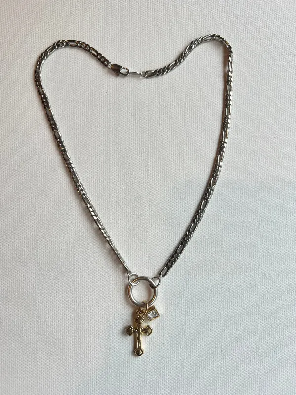 The Cross & Crystal Necklace sold by Vanessa Mooney