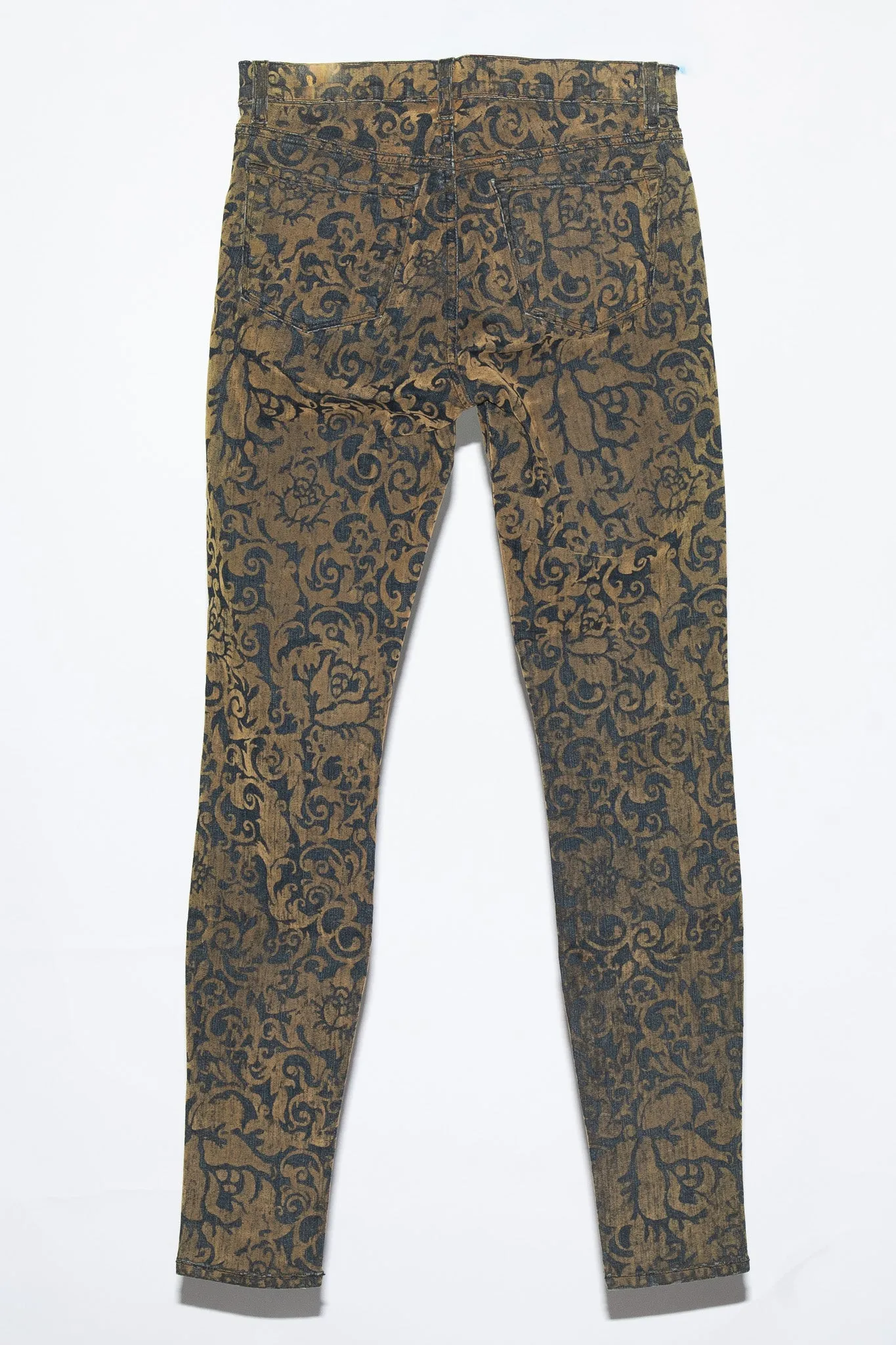 Vintage Velvet and Denim Pants sold by Vanessa Mooney product image thumbnail 2