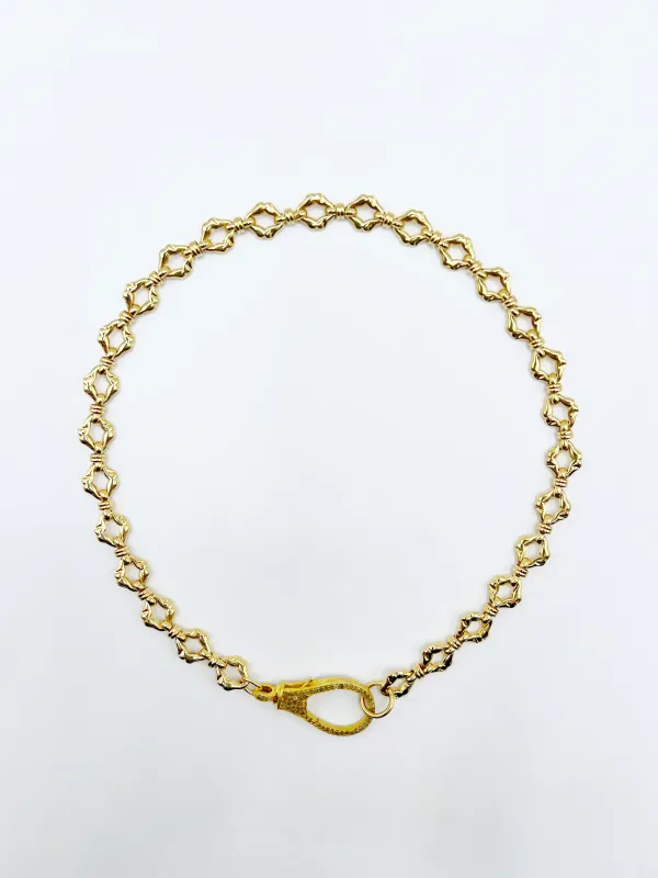 The Diamond Clasp Necklace sold by Vanessa Mooney