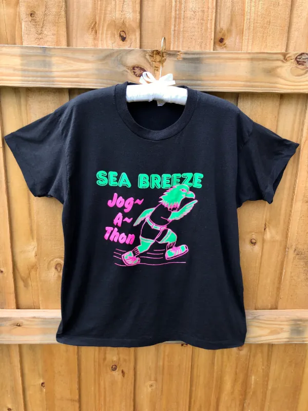 VINTAGE: Neon Sea Breeze Graphic T-Shirt sold by Vanessa Mooney