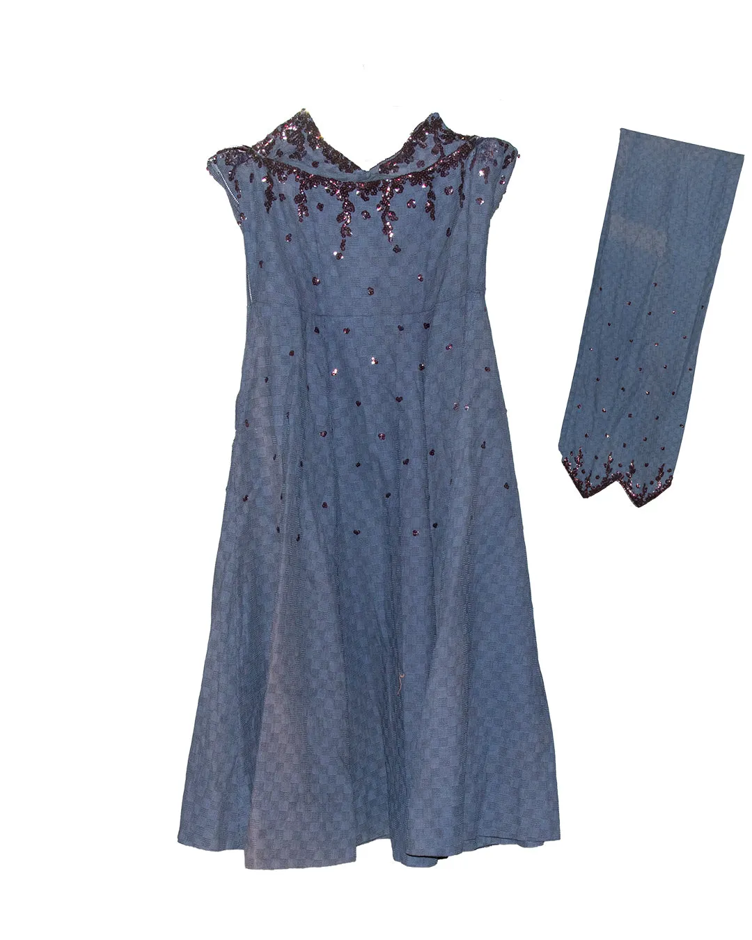 Vintage Strapless 40's Dress sold by Vanessa Mooney product image thumbnail 2