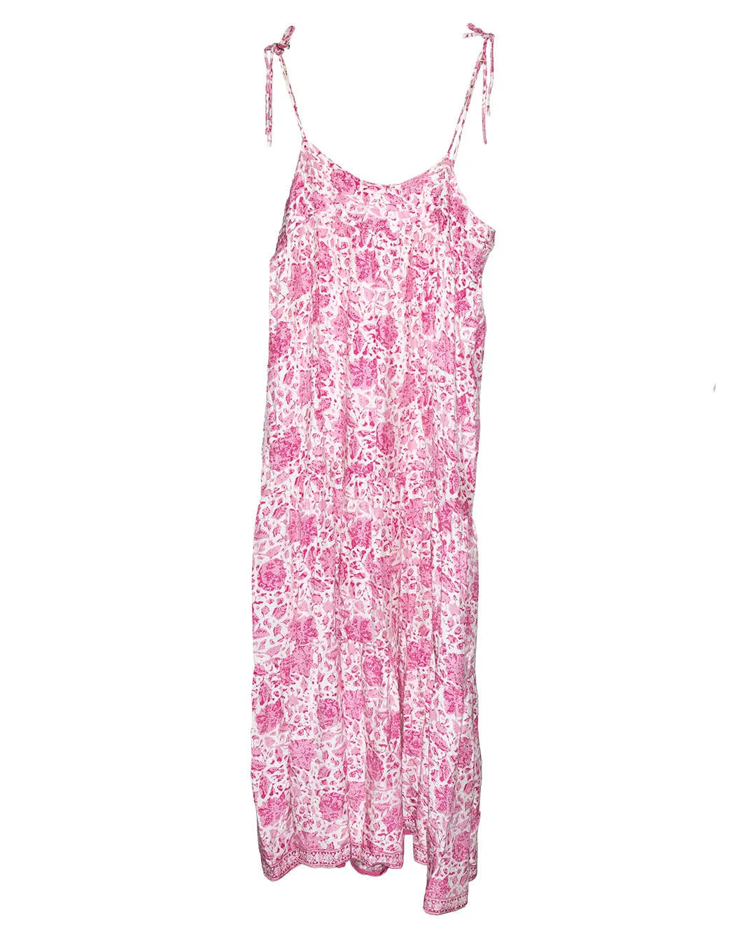 Archive Pink Flower Silk Dress sold by Vanessa Mooney product image thumbnail 2