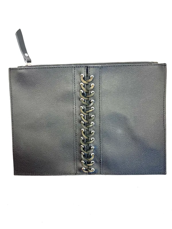 Archive Vanessa Mooney Leather & Lace Bag made by Vanessa Mooney