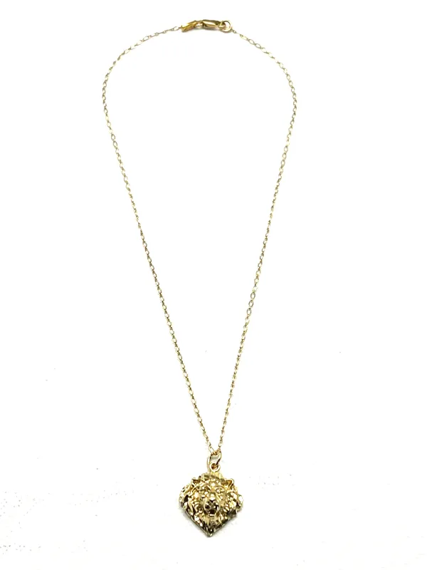 The Lion Head Necklace made by Vanessa Mooney