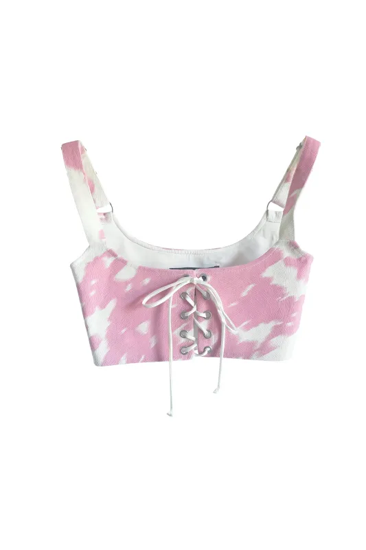 VM Archive Lace Up Bustier Top made by Vanessa Mooney