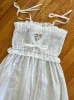 VINTAGE: White Eyelet Maxi Dress sold by Vanessa Mooney