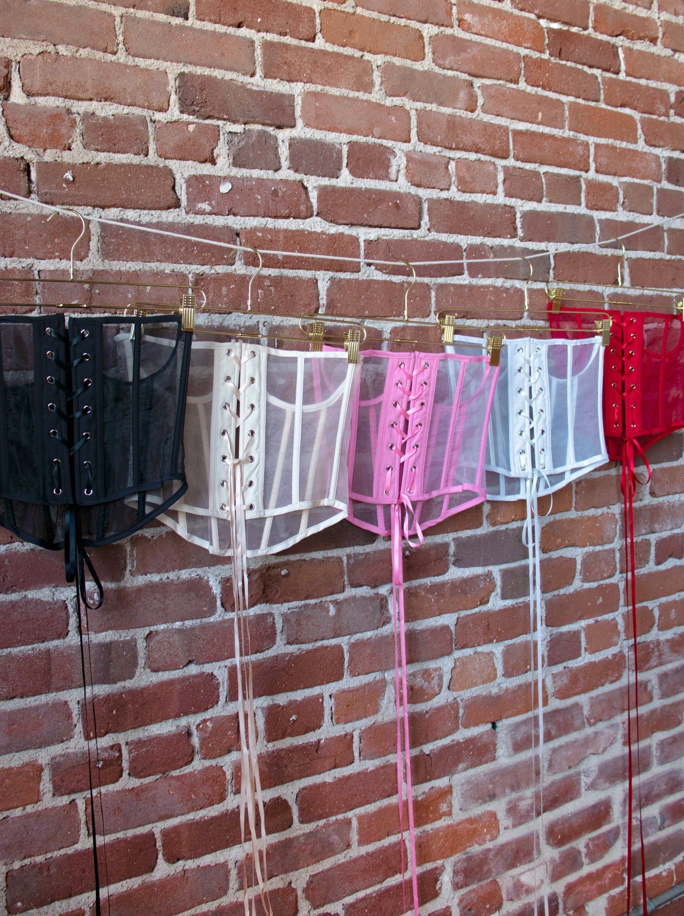 SAMPLE: The Beatrix Corset Top - White sold by Vanessa Mooney product image thumbnail 3