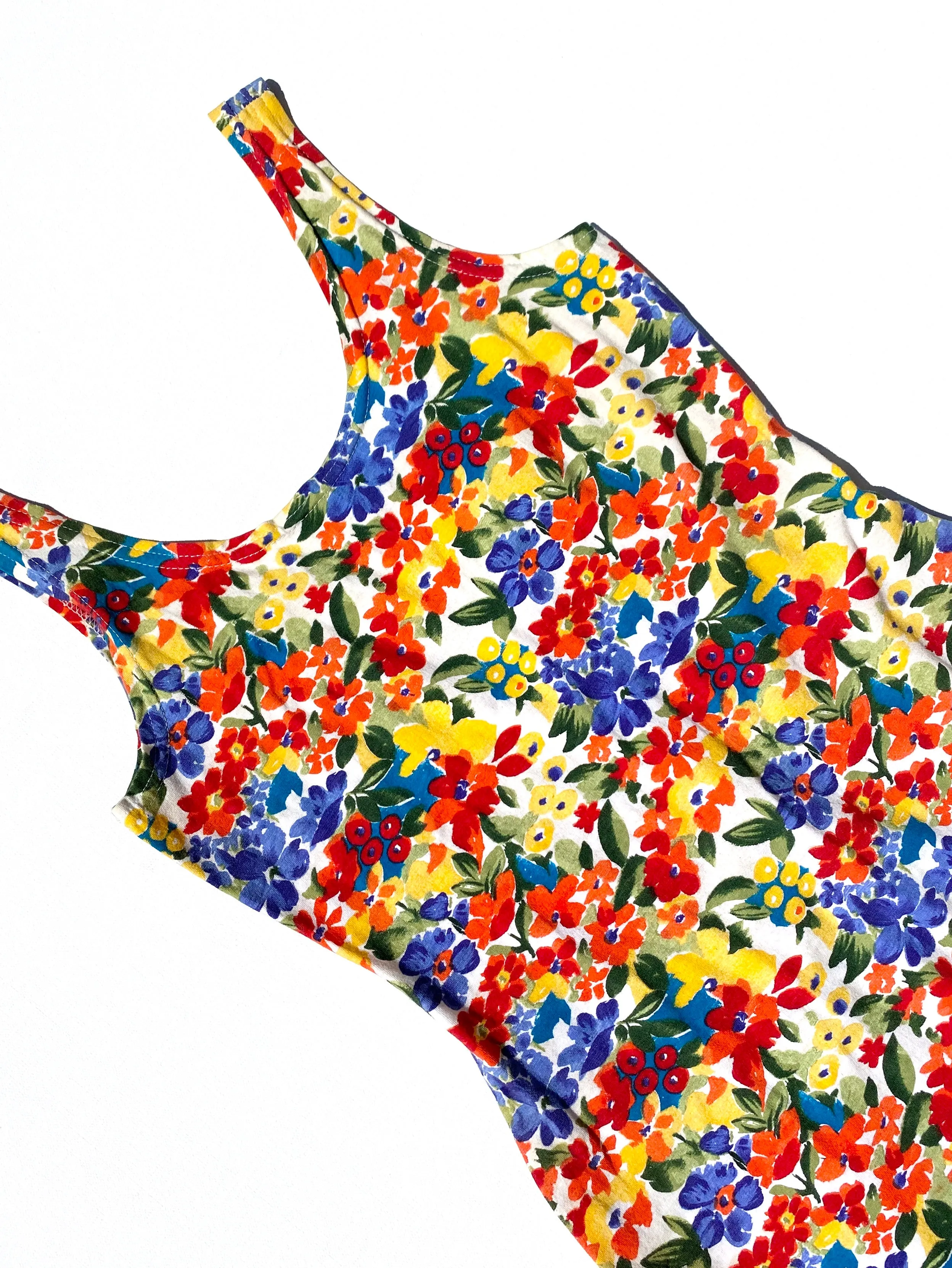 VINTAGE: Mini Dress - Bright Floral sold by Vanessa Mooney product image thumbnail 2
