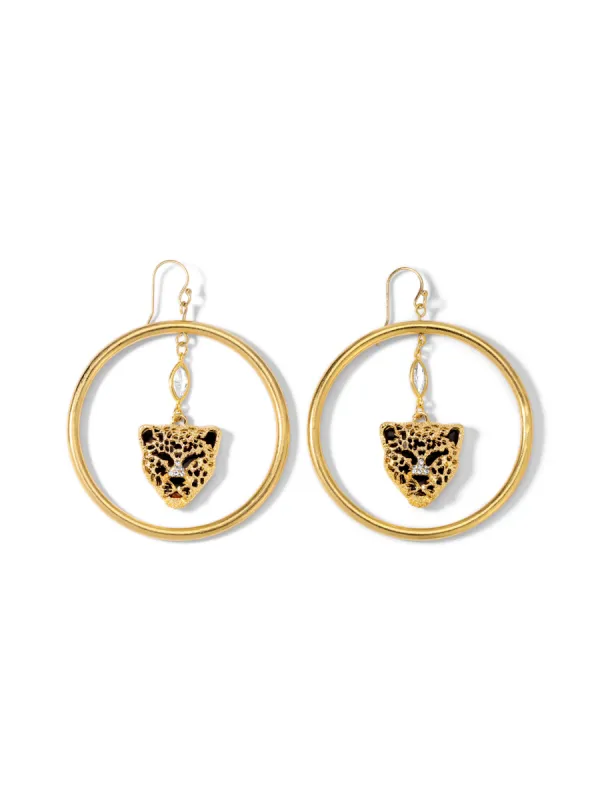 The Cheetah Ring Earrings sold by Vanessa Mooney