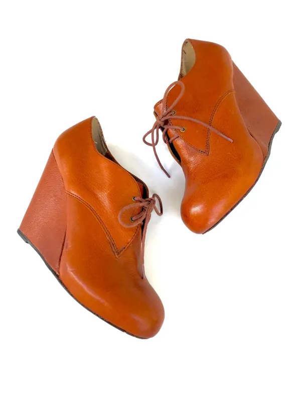 VINTAGE: Cynthia Vincent Desert Wedge Boots sold by Vanessa Mooney