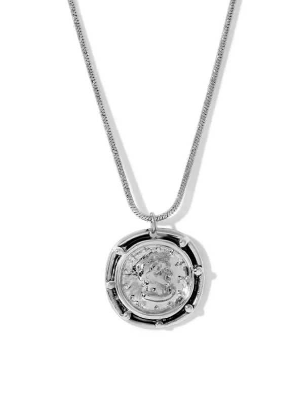 The Gianni Coin Necklace - Silver sold by Vanessa Mooney