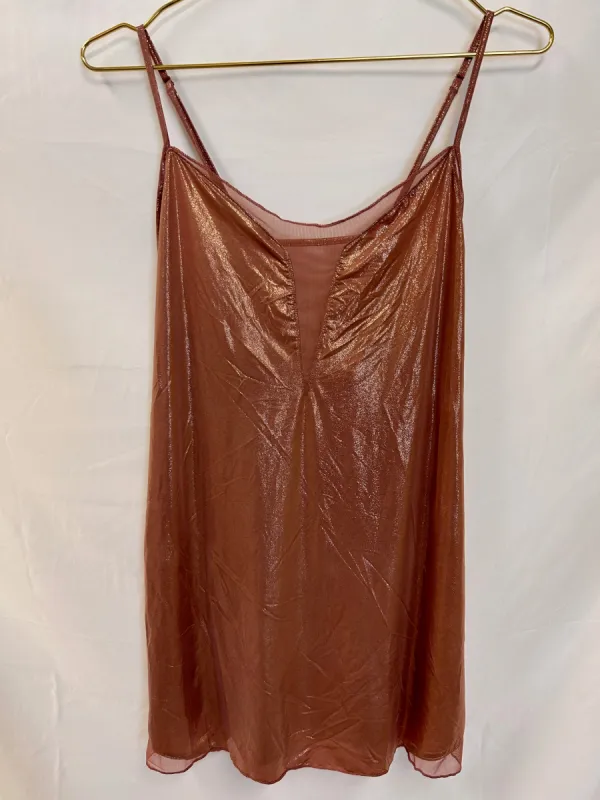 Vintage:Victoria’s Secret Slinky Mesh Mini Slip Dress sold by Vanessa Mooney