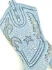 VINTAGE: Western Boots - Bedazzled Blue sold by Vanessa Mooney