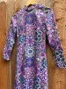 VINTAGE: Purple Long-Sleeve Collared Dress sold by Vanessa Mooney