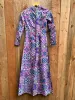 VINTAGE: Purple Long-Sleeve Collared Dress sold by Vanessa Mooney