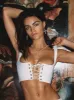 The Dahlia Bustier Top - White, Large sold by Vanessa Mooney