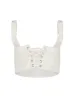 The Dahlia Bustier Top - White, Large sold by Vanessa Mooney