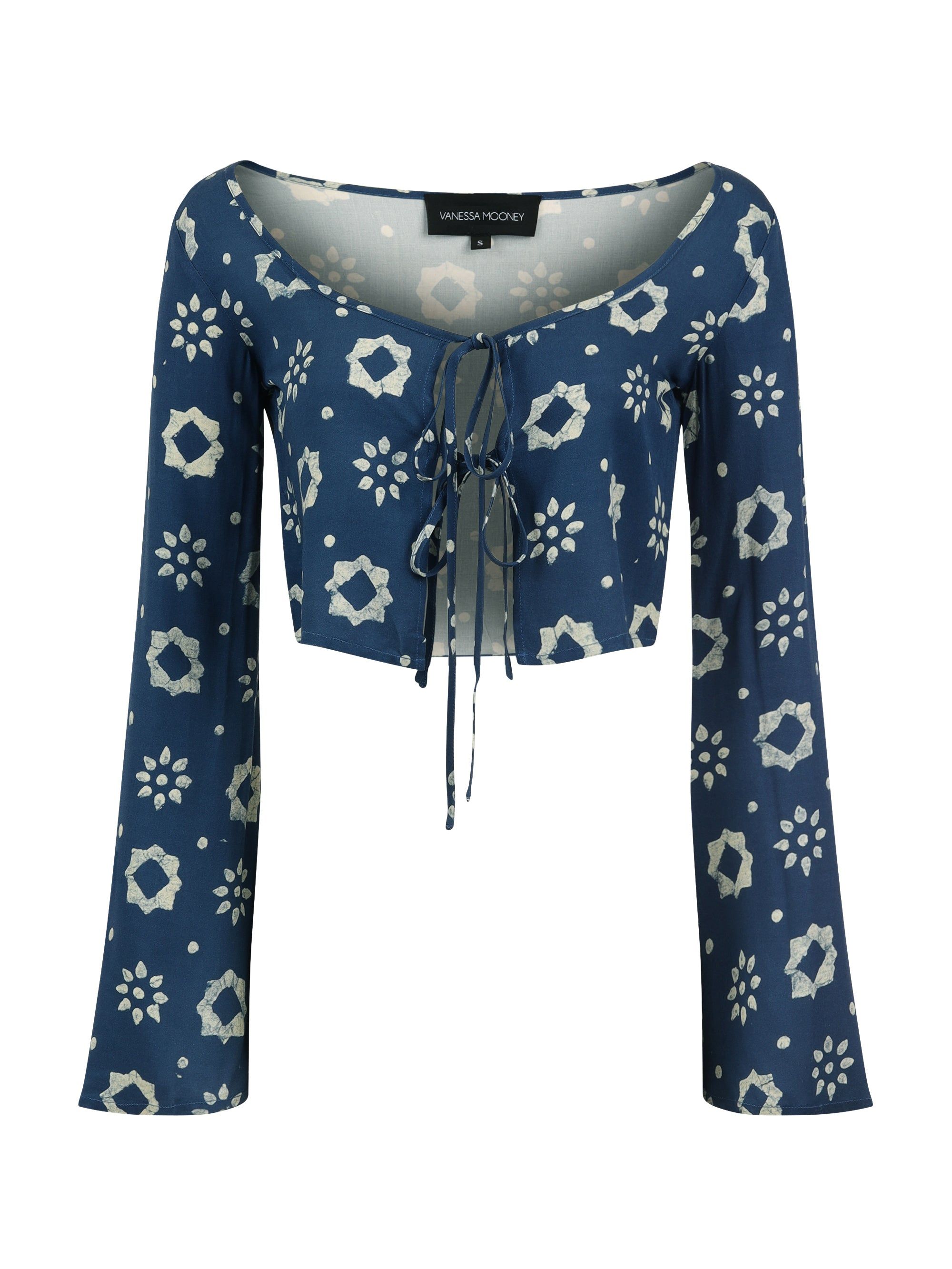 The Gemma Top - Indigo Flower sold by Vanessa Mooney product image thumbnail 4