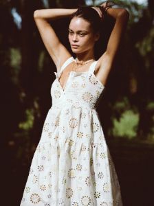 SAMPLE: The Willow Dress - Pastel Eyelet sold by Vanessa Mooney