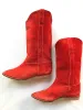 VINTAGE: Western Boots - Red Suede sold by Vanessa Mooney