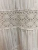 VINTAGE: Vanessa Mooney Long Cream White Maxi Dress sold by Vanessa Mooney
