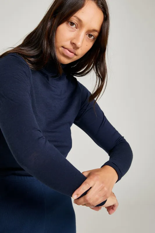 Last One! Merino Skivvy Navy sold by Vege Threads