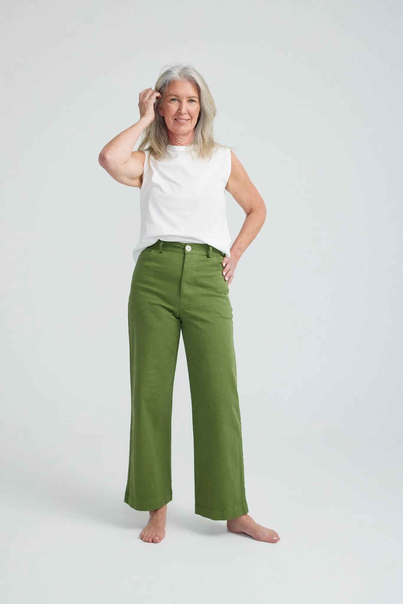 Organic Gaucho Pant sold by Vege Threads product image thumbnail 2