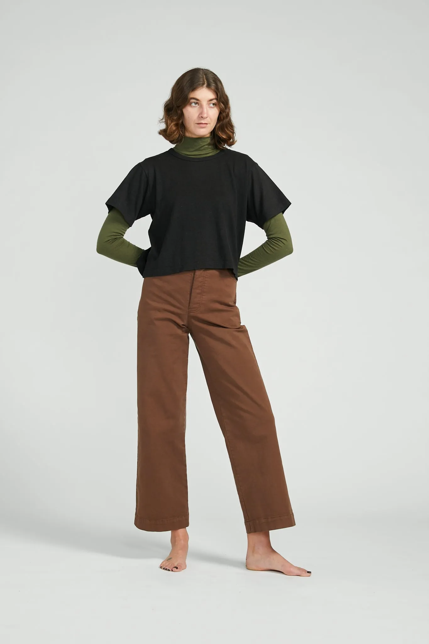 Organic Gaucho Pant sold by Vege Threads product image thumbnail 4