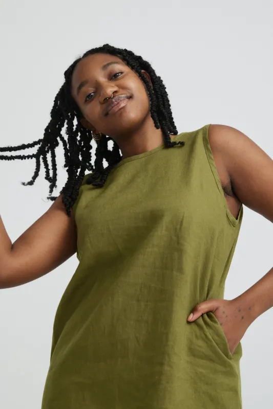 Linen Shift Dress sold by Vege Threads