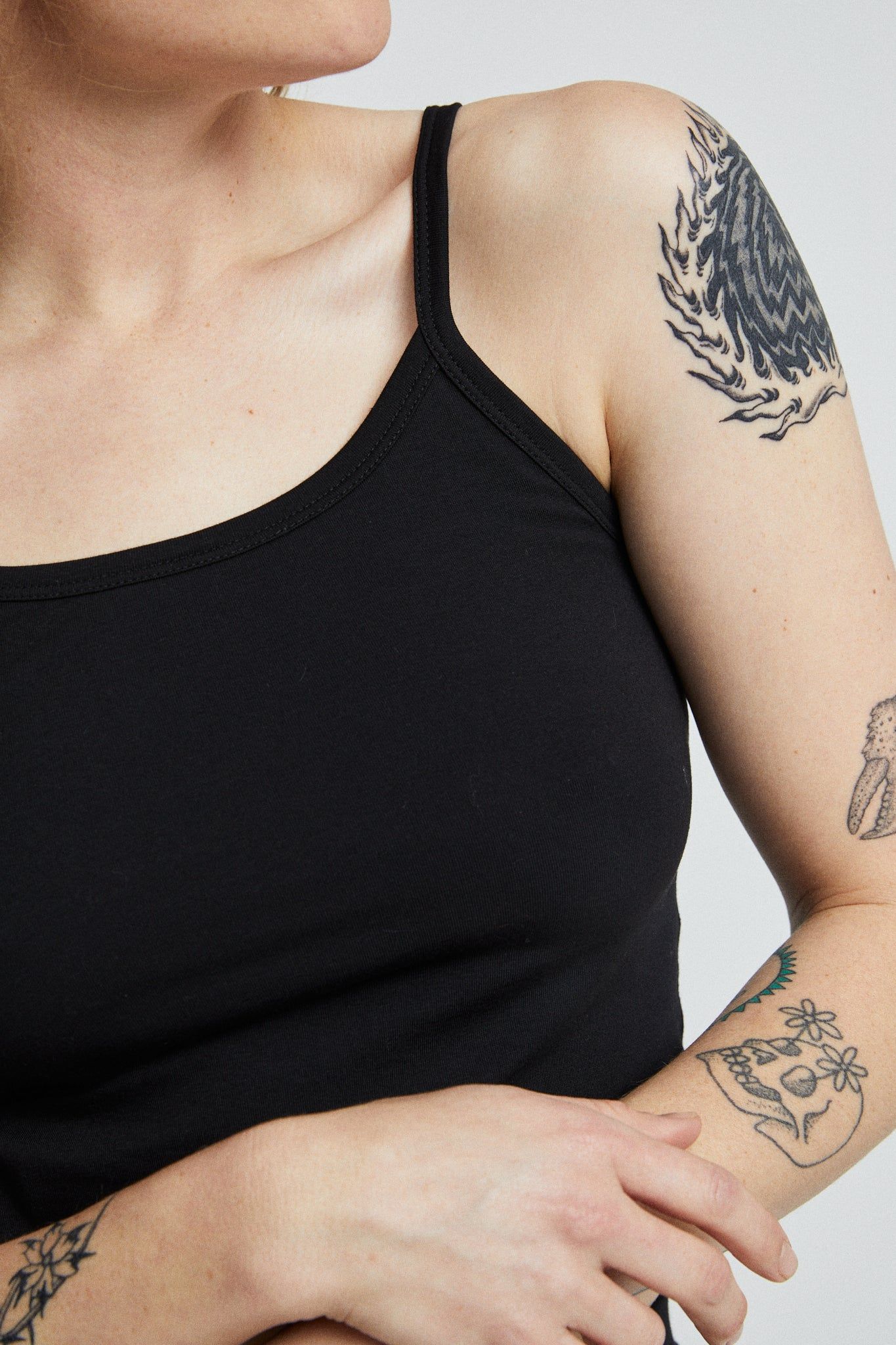 Organic Crop Singlet sold by Vege Threads product image thumbnail 2