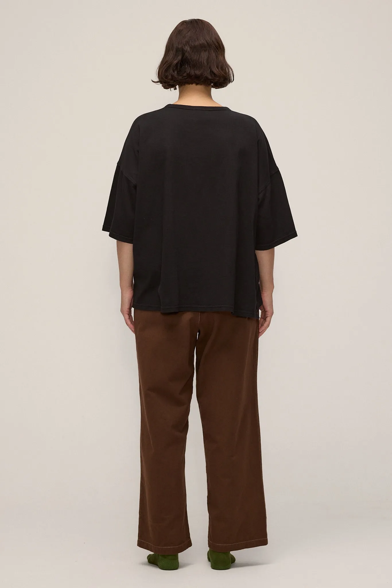 Organic Oversized Tee sold by Vege Threads product image thumbnail 3