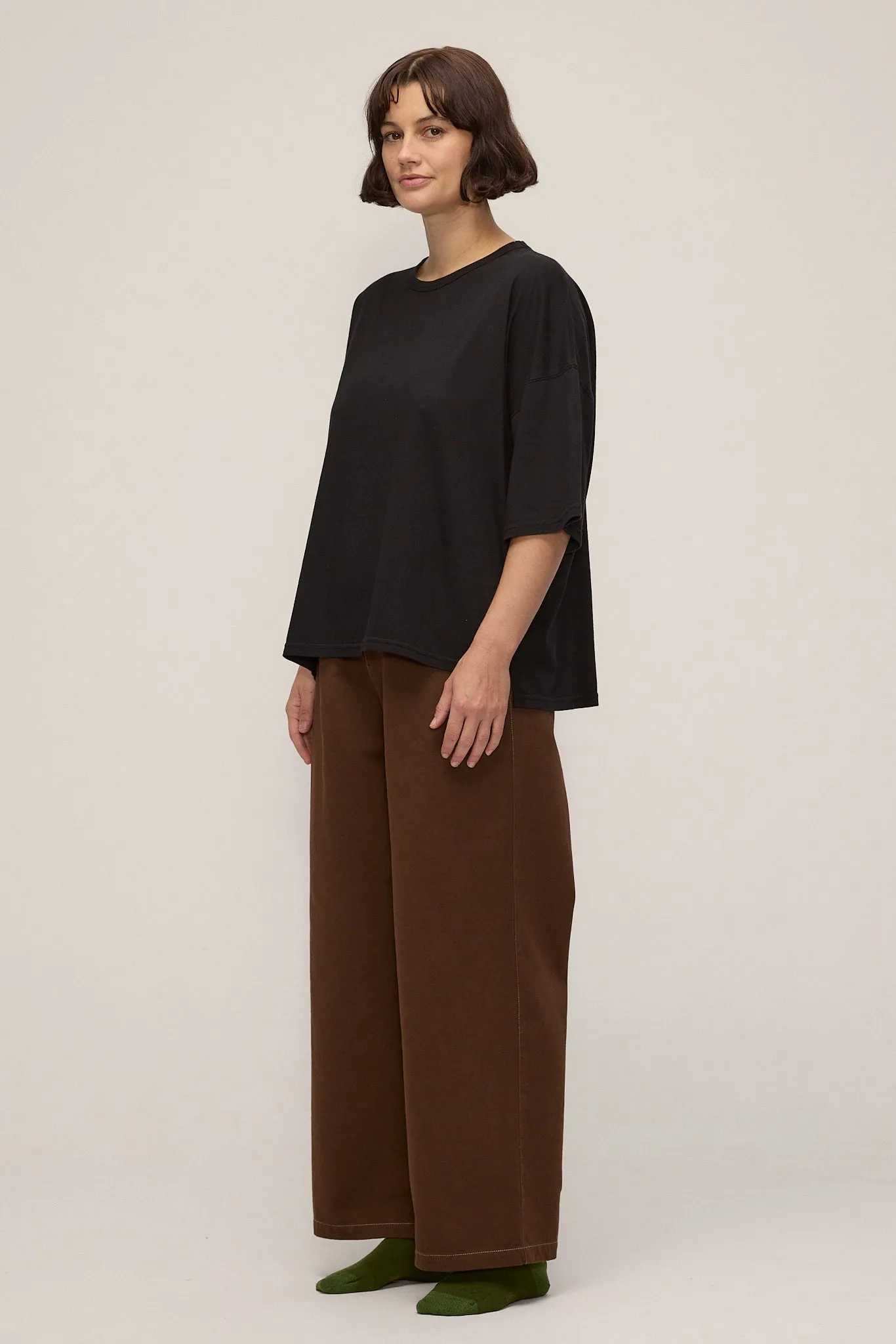 Organic Oversized Tee sold by Vege Threads product image thumbnail 2