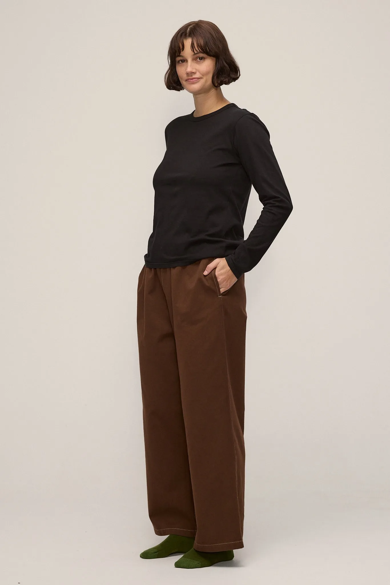 Organic Longsleeve Tee sold by Vege Threads product image thumbnail 2