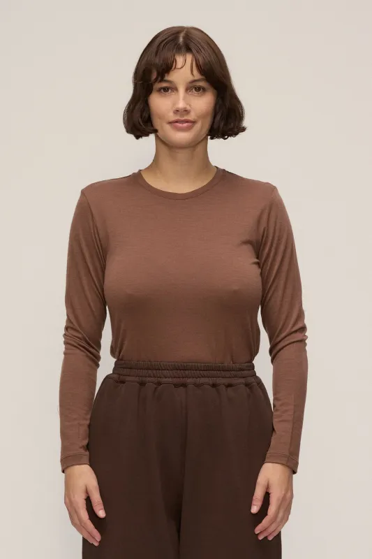 Merino Longsleeve Tee made by Vege Threads