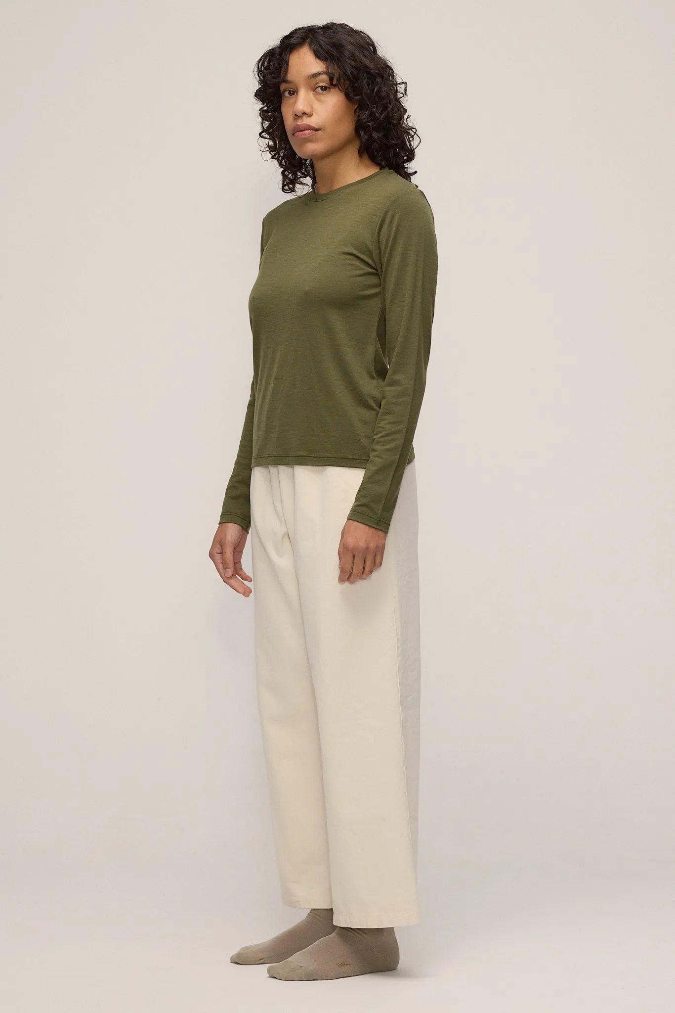 Merino Longsleeve Tee sold by Vege Threads product image thumbnail 2