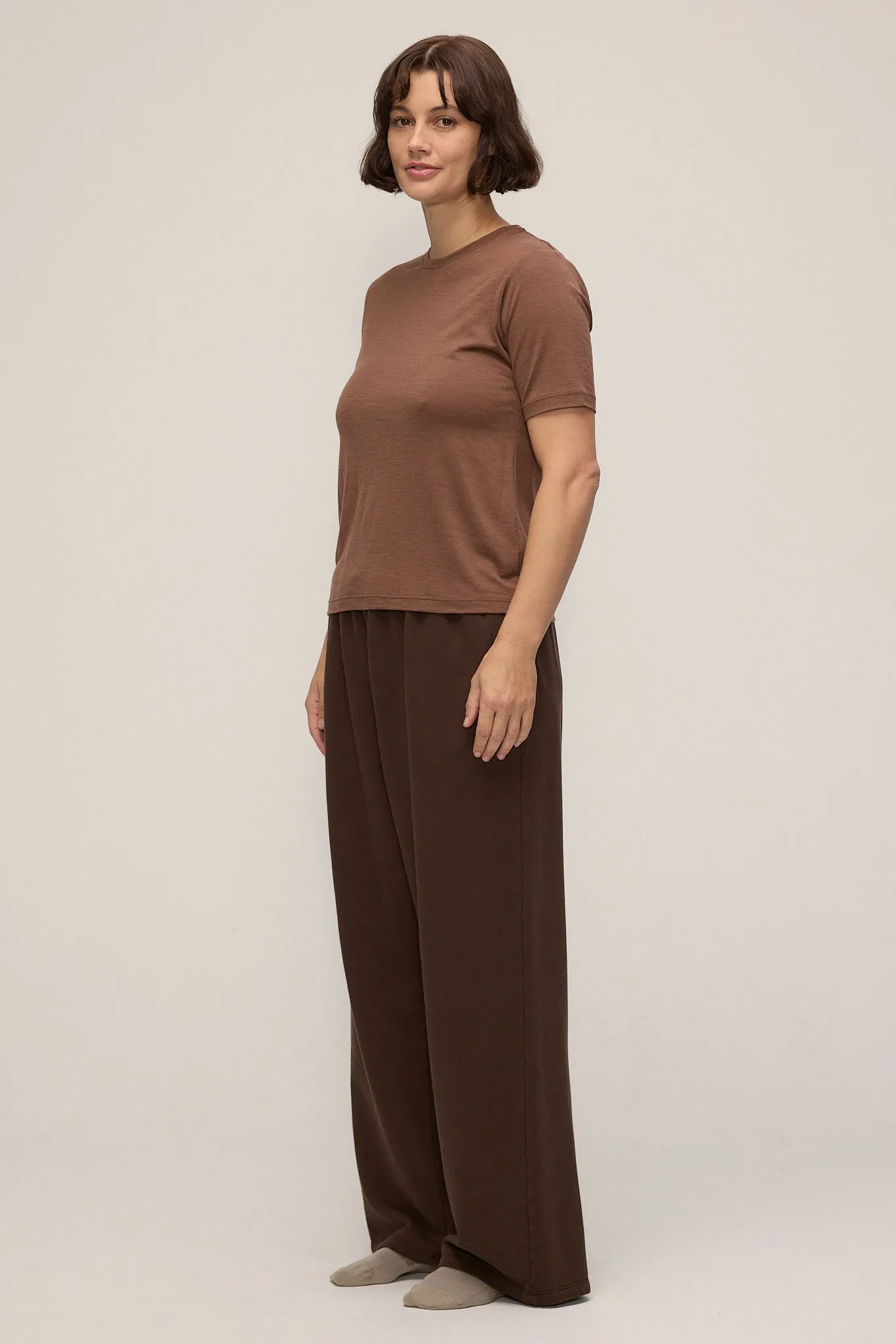Merino Fitted Tee sold by Vege Threads product image thumbnail 2