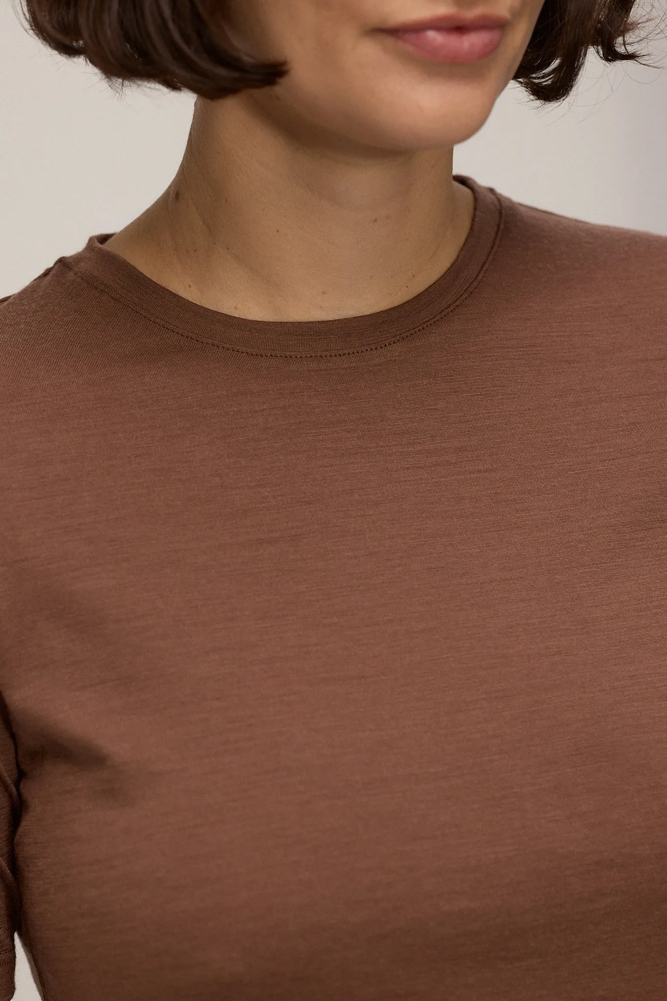 Merino Fitted Tee sold by Vege Threads product image thumbnail 4