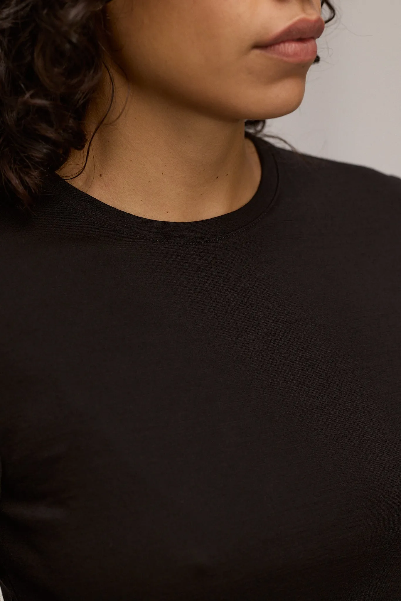 Merino Fitted Tee sold by Vege Threads product image thumbnail 5