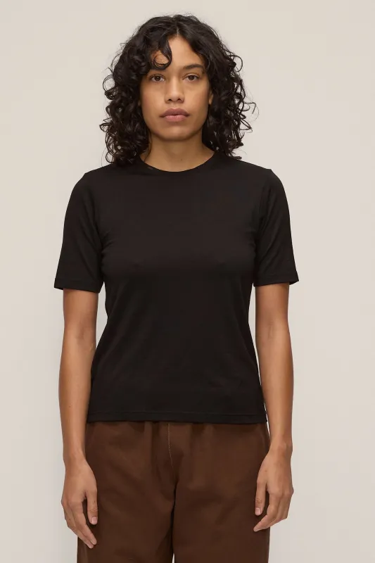 Merino Fitted Tee made by Vege Threads