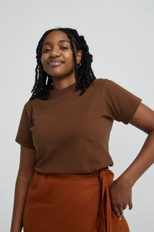 Organic Crew Tee sold by Vege Threads